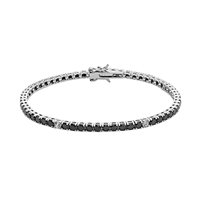 Bracciale Comete Uomo Tennis in Argento Zircone